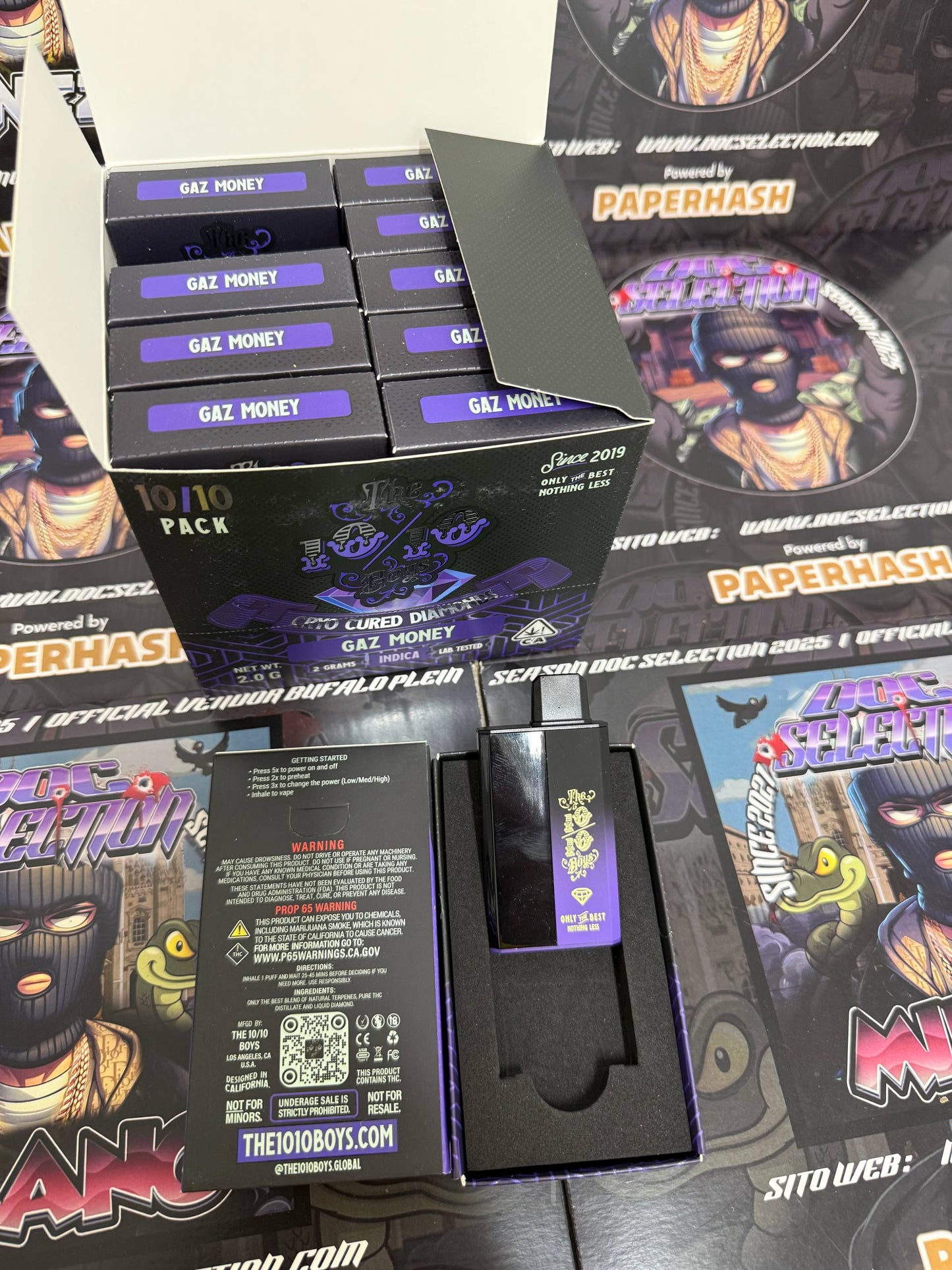 Vape pen the 10/10 boys Cryo Cured 2gr - GAZ MONEY