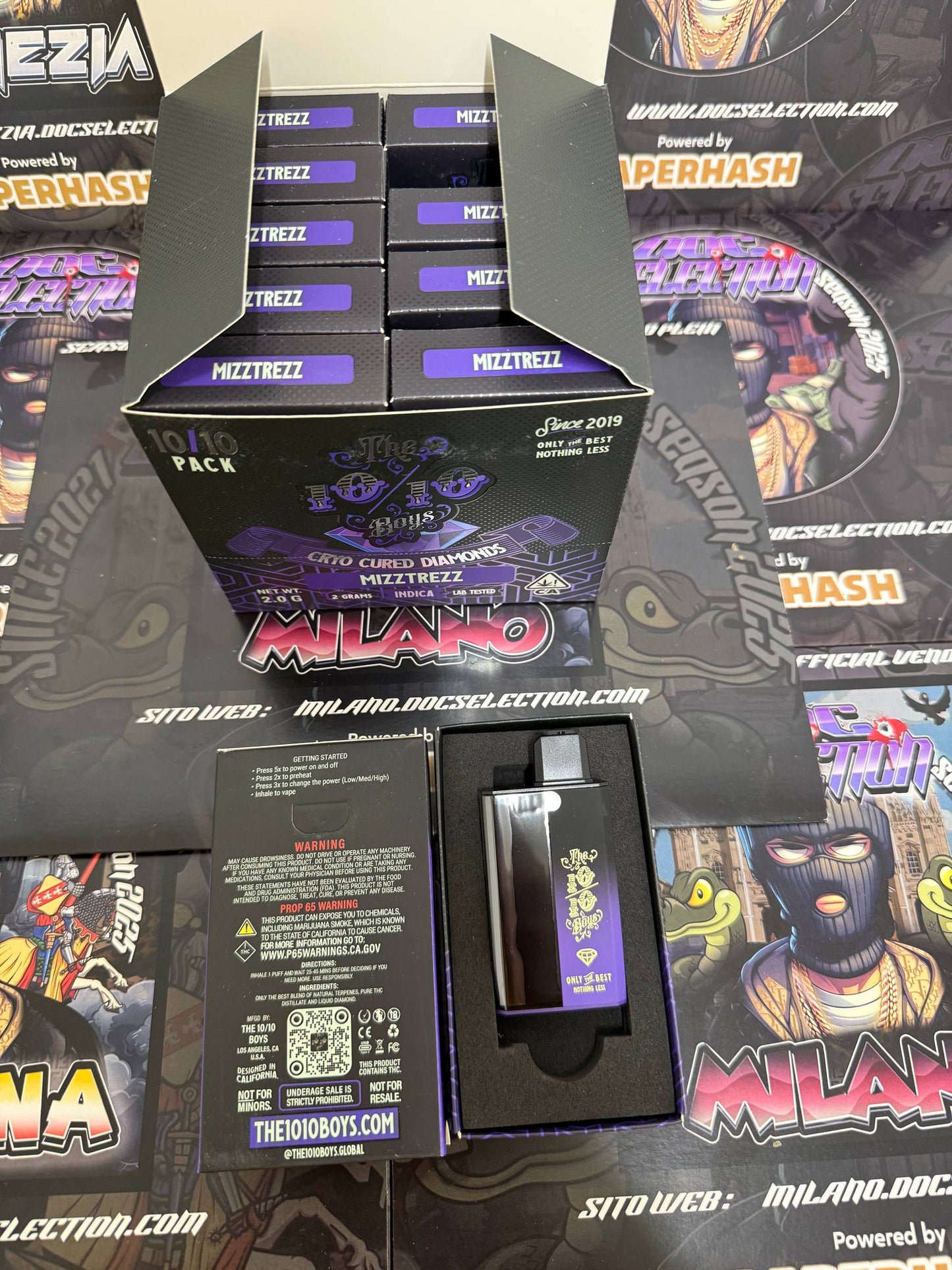 Vape pen the 10/10 boys Cryo Cured 2gr - MIZZTREZZ