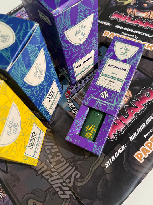 Vape pen  2gr The Hidden Hills Club 92% melted Diamond - GELONADE