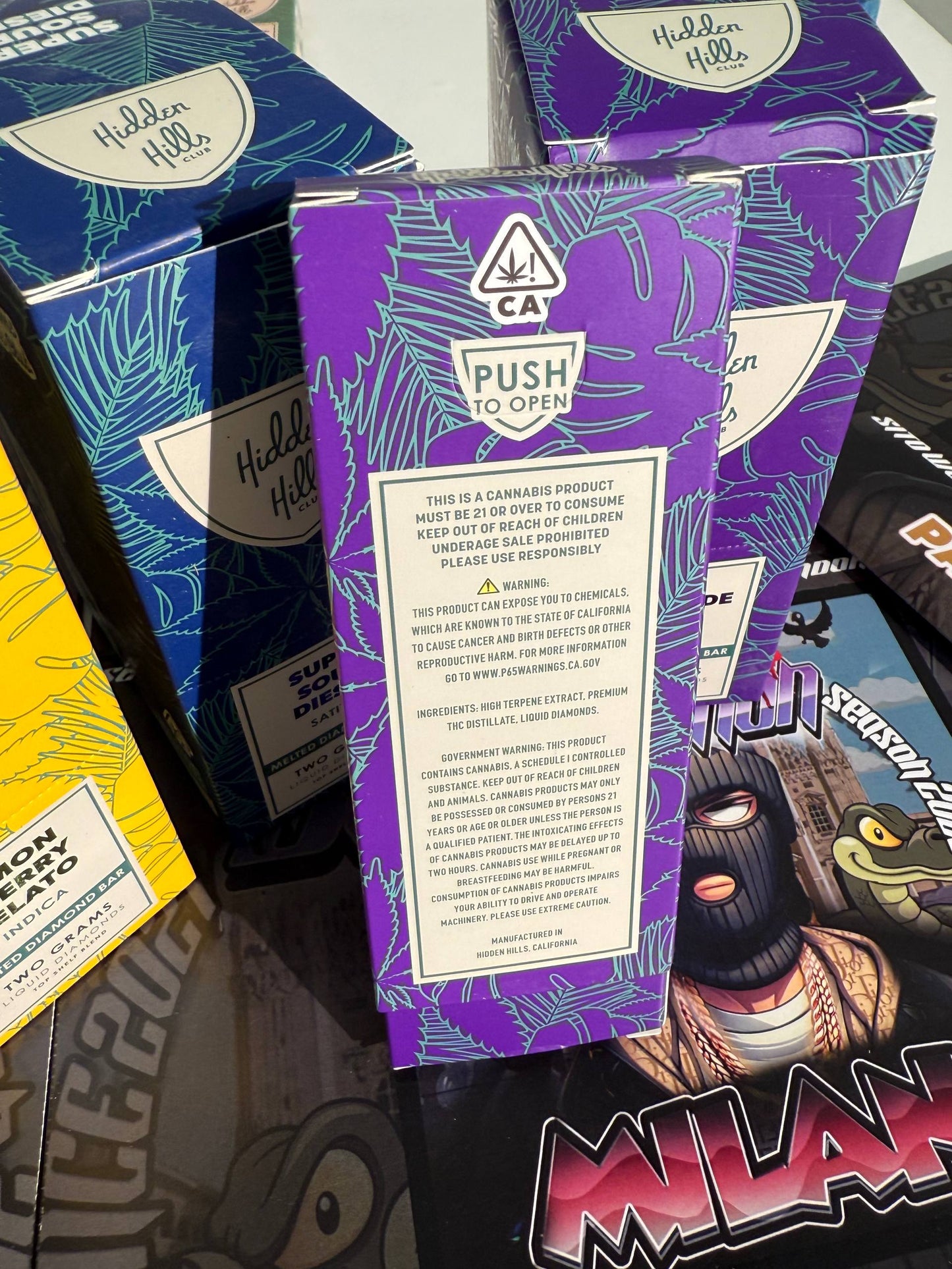 Vape pen  2gr The Hidden Hills Club 92% melted Diamond - GELONADE