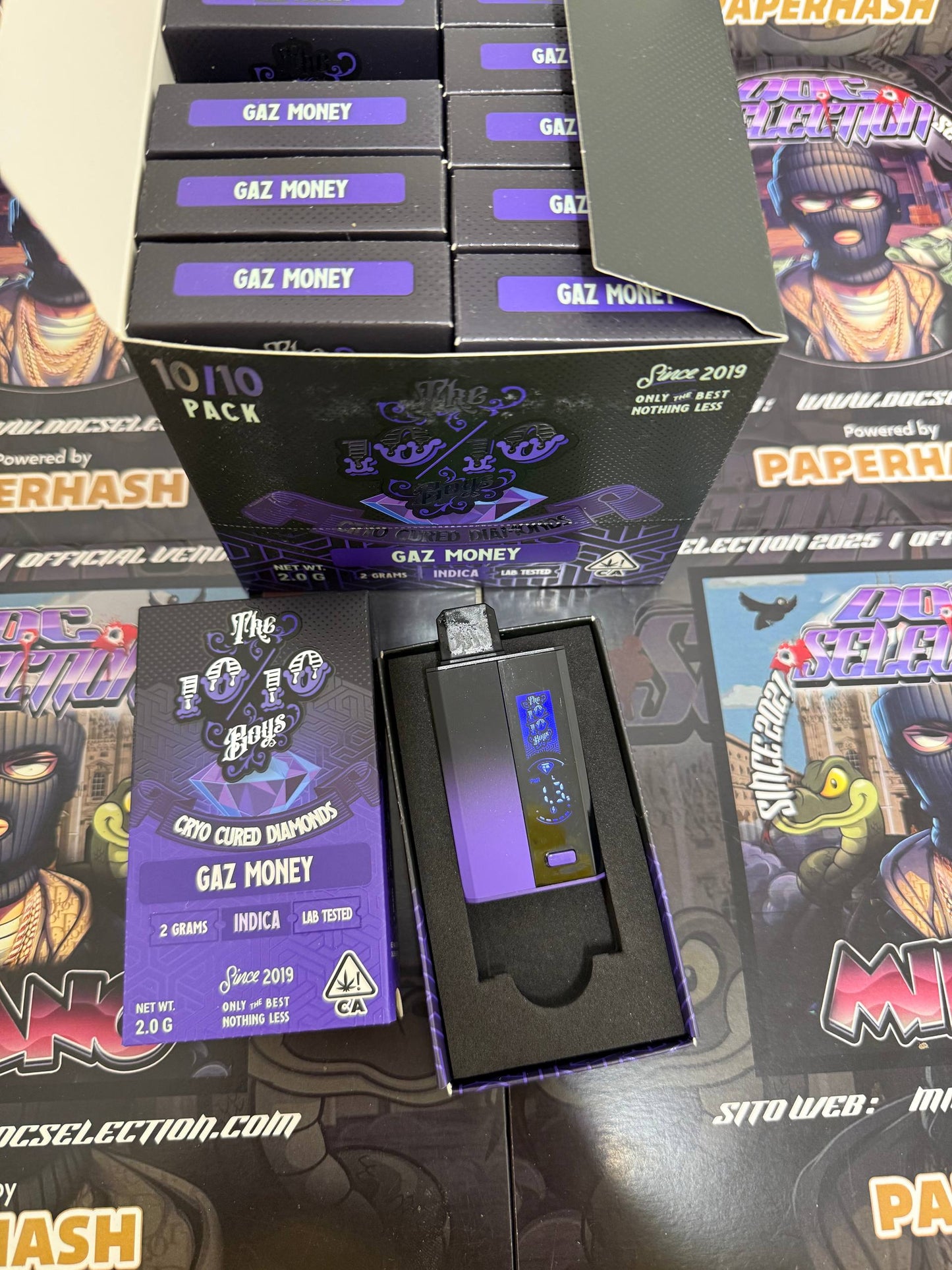 Vape pen the 10/10 boys Cryo Cured 2gr - GAZ MONEY