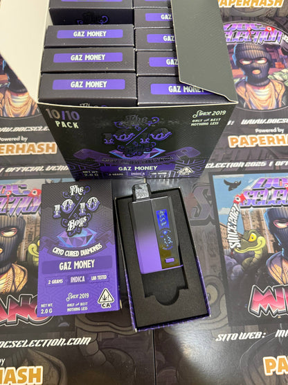 Vape pen the 10/10 boys Cryo Cured 2gr - GAZ MONEY