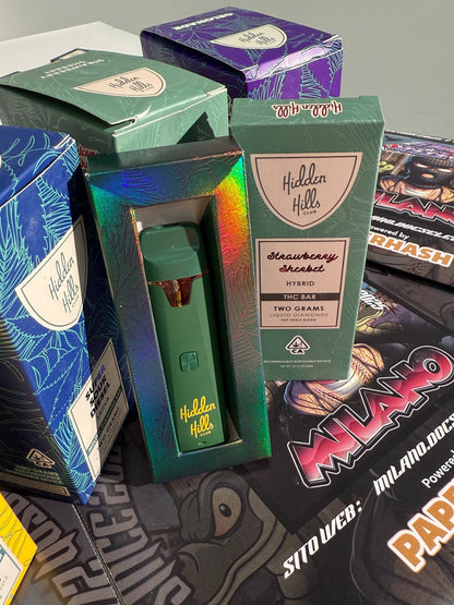 Vape pen 2gr The Hidden Hills Club 92% Melted Diamond - STRAWBERRY SHERBERT