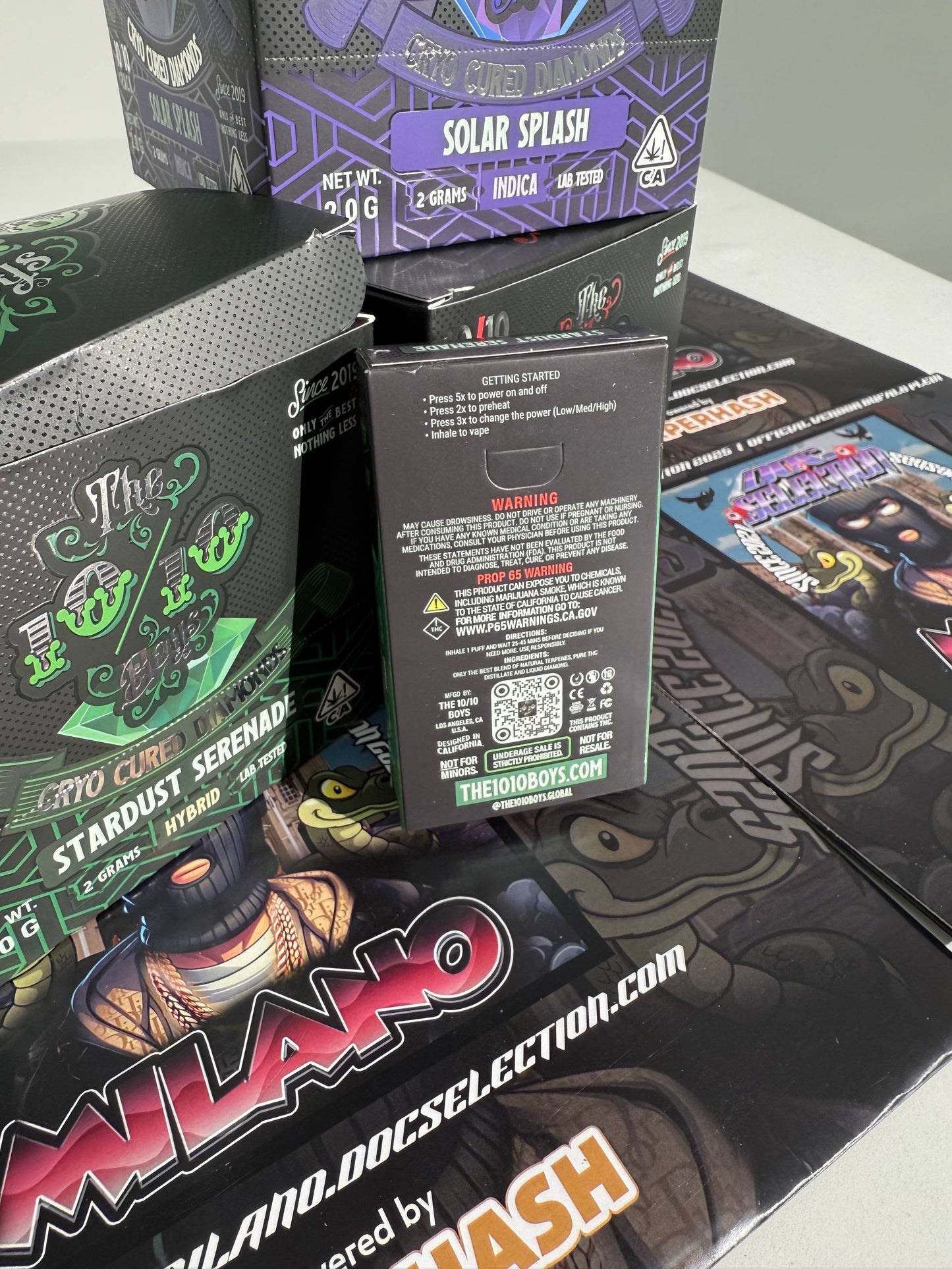 Vape pen the 10/10 boys Cryo Cured 2gr - STARDUST SERENADE