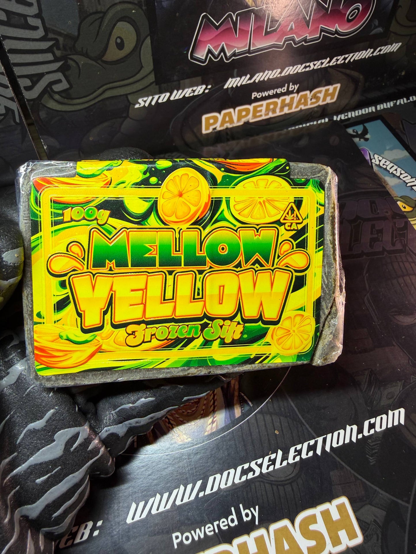 Real Top Cali Frozen By Sheeshcali - MELLOW YELLOW