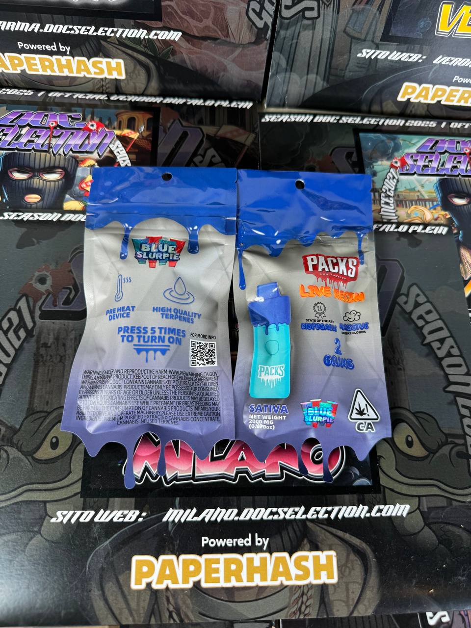 𝙏𝙃𝘾 𝙑𝘼𝙋𝙀 2gr 𝘽𝙮 𝙋𝘼𝘾𝙆𝙎 𝙋𝙊𝙊𝘿𝙎 - 𝘽𝙇𝙐𝙀 𝙎𝙇𝙐𝙍𝙋𝙄𝙀
