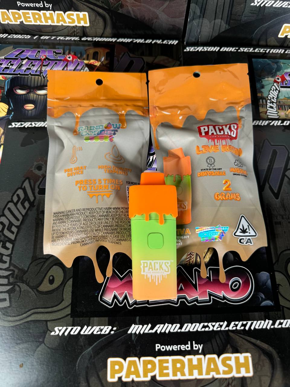 𝙏𝙃𝘾 𝙑𝘼𝙋𝙀 2gr 𝘽𝙮 𝙋𝘼𝘾𝙆𝙎 𝙋𝙊𝙊𝘿𝙎 - 𝙍𝘼𝙄𝙉𝘽𝙊𝙒 𝙎𝙊𝙍𝘽𝙀𝙍𝙏