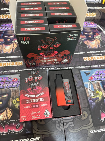Vape pen the 10/10 boys Cryo Cured 2gr - Z’LECTROLYTES