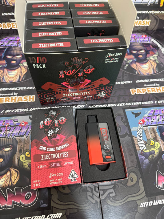 Vape pen the 10/10 boys Cryo Cured 2gr - Z’LECTROLYTES